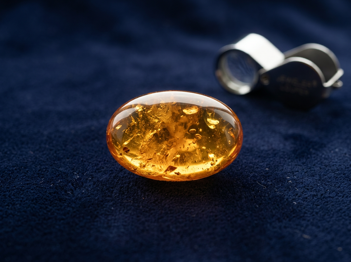 Baltic Amber Organic Inclusions - Fossilized Tree Resin