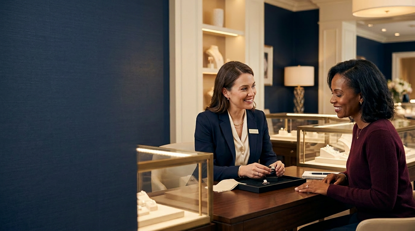 The Two-Hand Velvet Tray Presentation