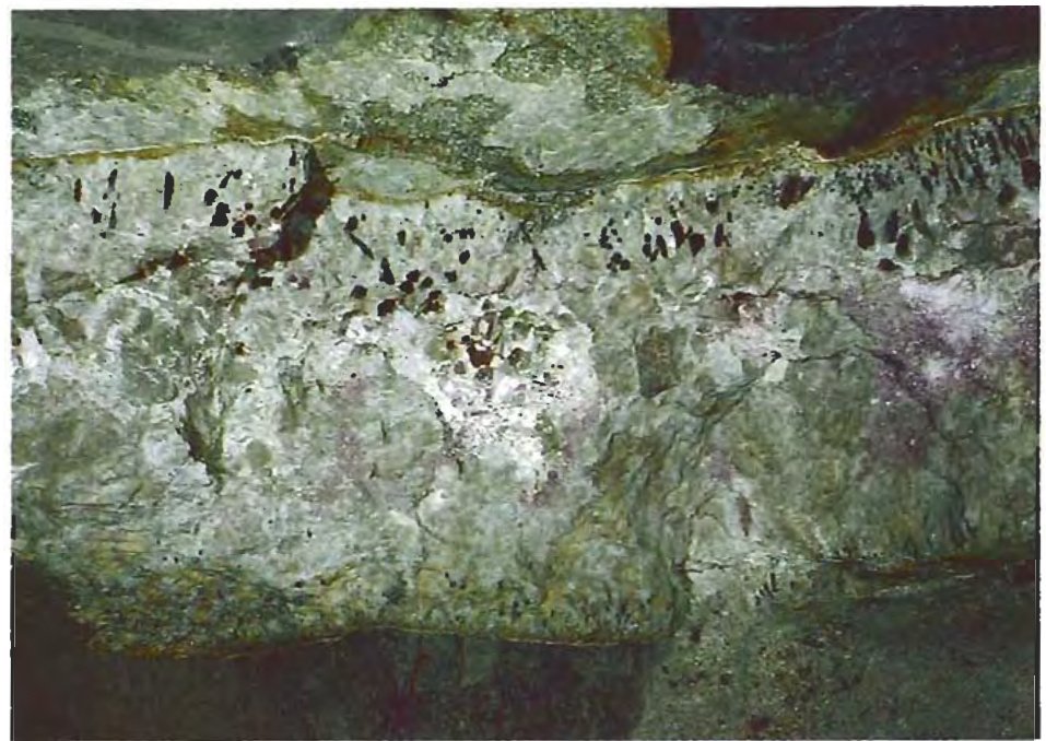 Underground hard-rock drift mining in pegmatite
