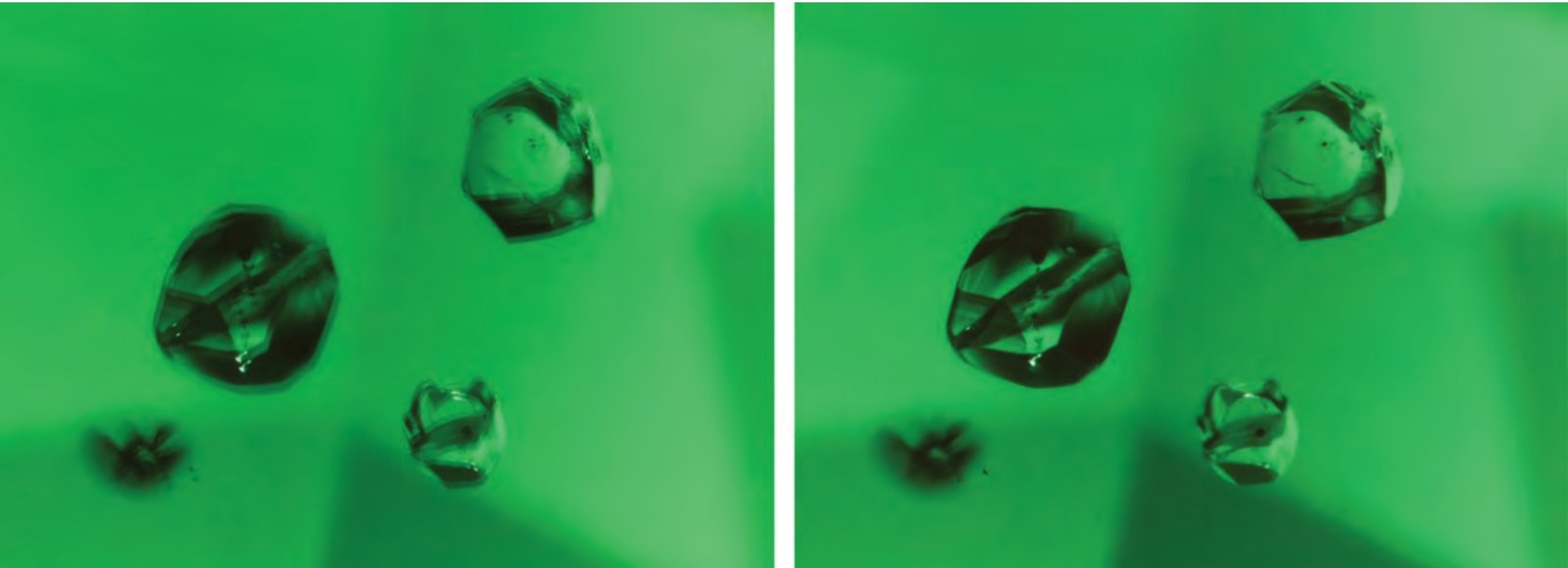 Birefringent doubling and optical axis orientation