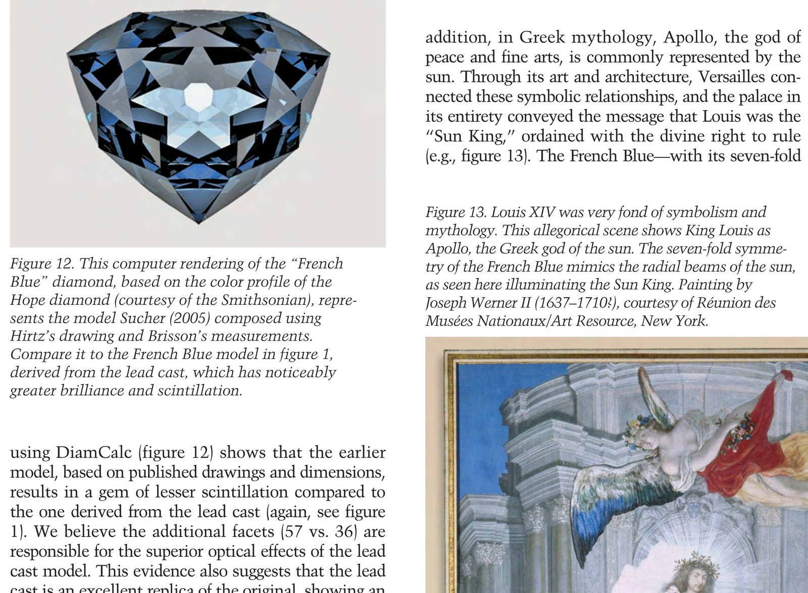 High precision 3D CAD reconstruction of the 69.03 ct French Blue diamond